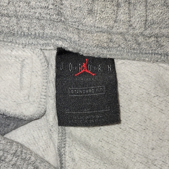 Jordan Men's Light Gray Joggers Medium - Picture 3 of 7
